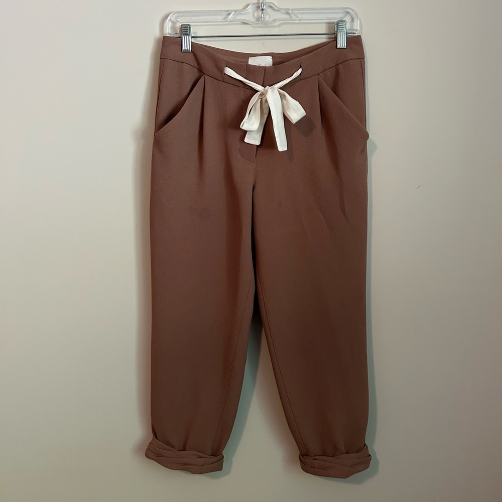Aritzia Wilfred Allant Cuffed Cropped Pants Size 2